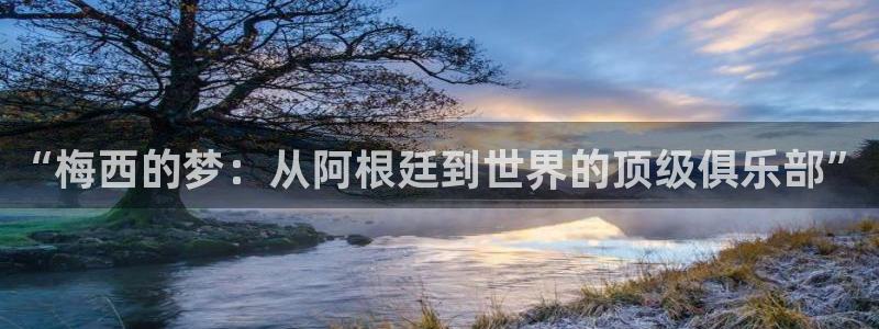 欧洲区世界杯预选赛:“梅西的梦:从阿根廷到世界的顶级俱乐部”