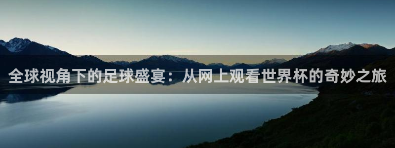 今天所有足球赛程表:全球视角下的足球盛宴:从网上观看世界杯的奇妙之旅